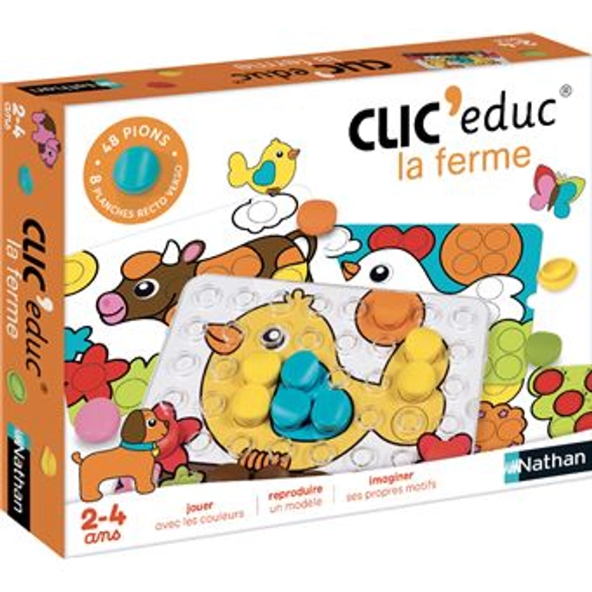 Jeu éducatif Nathan Clic’educ la ferme