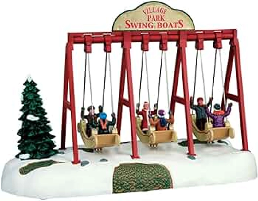 Lemax - Swing Boats - Swing - Animated Accessory - 4.5 V - Christmas World