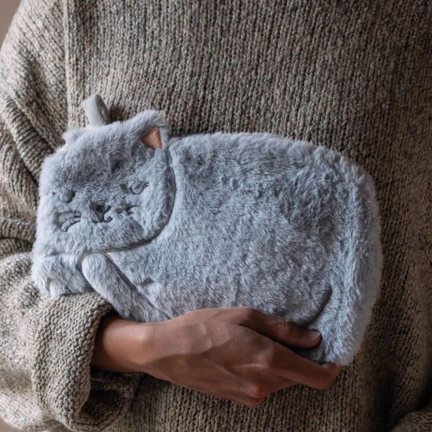 Carly Cat Hot Water Bottle | Graham and Green