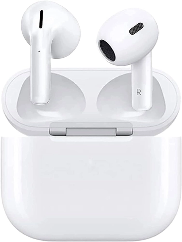 [Apple MFi Certified] AirPods Pro Wireless Earbuds Bluetooth in Ear Light-Weight Headphones Built-in Microphone, with Touch Control, Noise Cancelling, Charging casee white