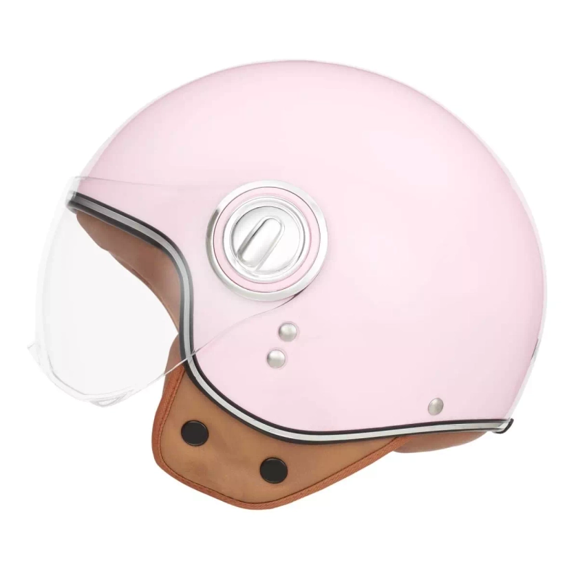 Casque Kokpit K-110B Rose - Casque Demi-Jet