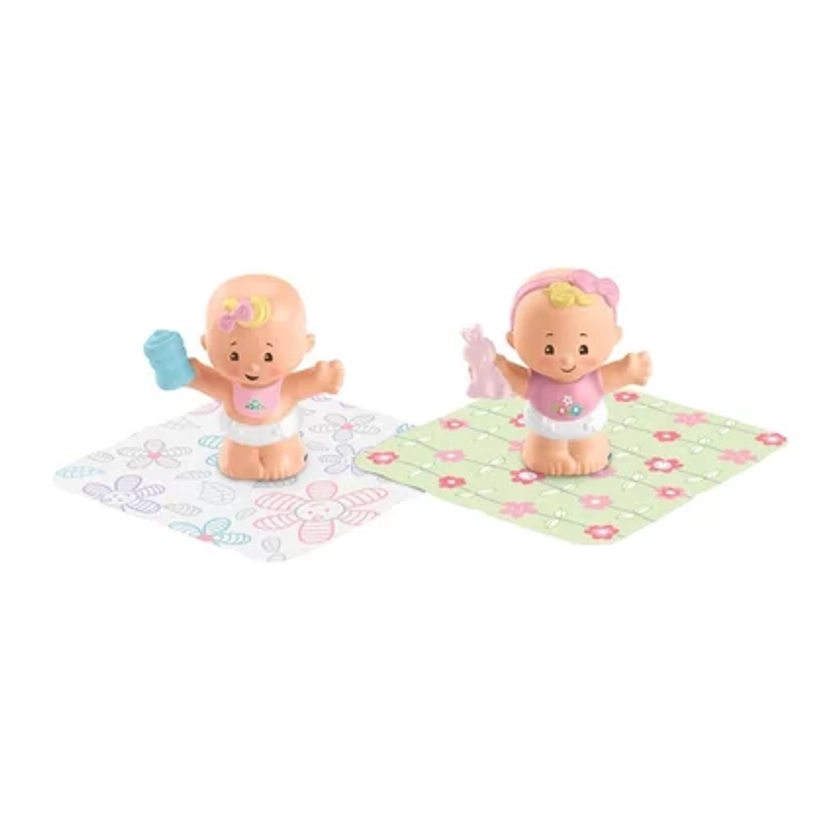 Pack de jumeaux little people babie | figurines | jouéclub