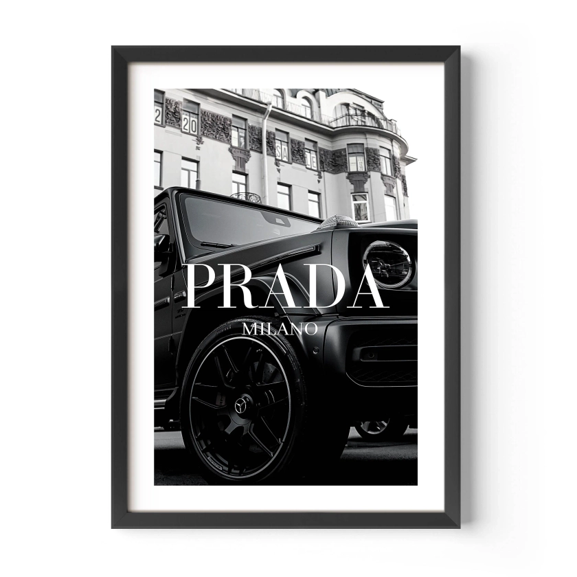 Luxury Street Scene Poster