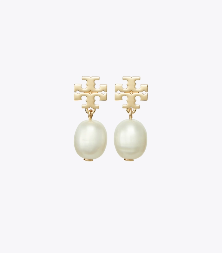 Tory Burch KIRA PEARL DROP EARRING