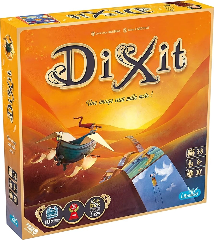 Libellud - Dixit - Unbox Now - Une Image Vaut Mille Mots - Jeu de Société Créatif Familial & Enfant dès 8 ans - Imagination et Intuition - 3 à 8 Joueurs - 30 min