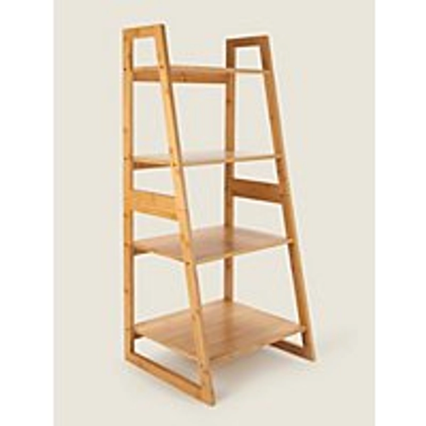 Natural Bamboo 4-Tier Shelf