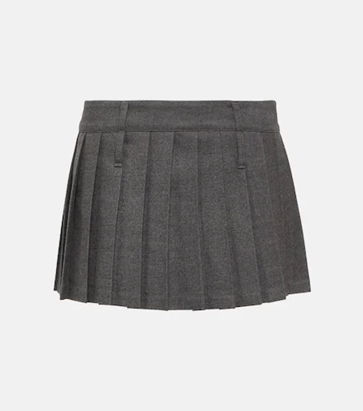 Blake pleated miniskirt in grey - The Frankie Shop | Mytheresa