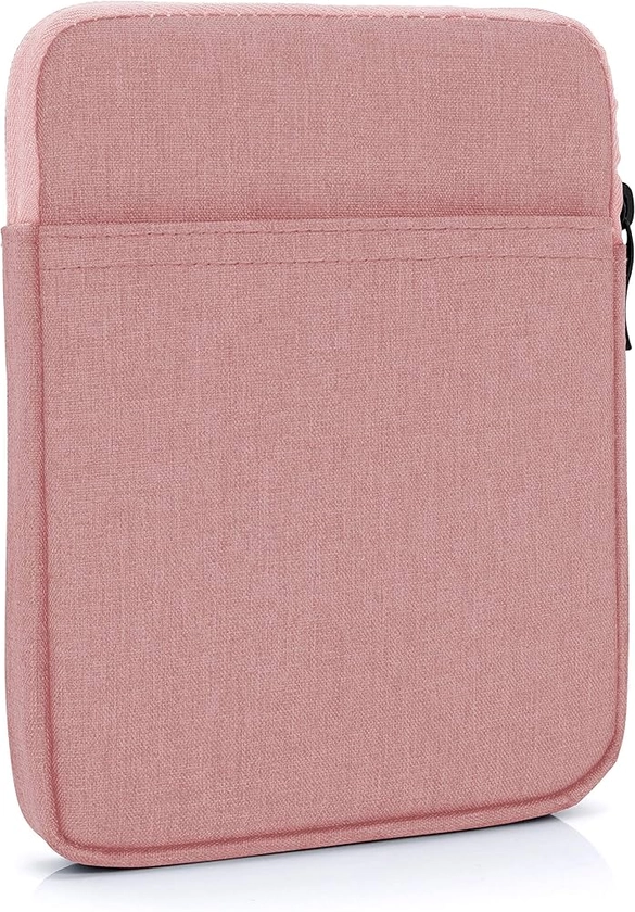MyGadget Pochette Nylon 6" Universelle pour E-Reader Kindle Paperwhite | Apple iPhone 12 Pro | Tablette - Protection Transport Voyage - Sleeve Soft Touch Rose : Amazon.fr: Informatique