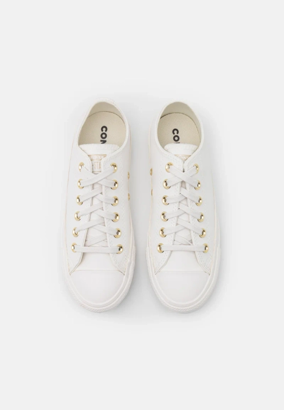 Converse CHUCK TAYLOR ALL STAR - Baskets basses - vintage white/light gold/écru - ZALANDO.FR