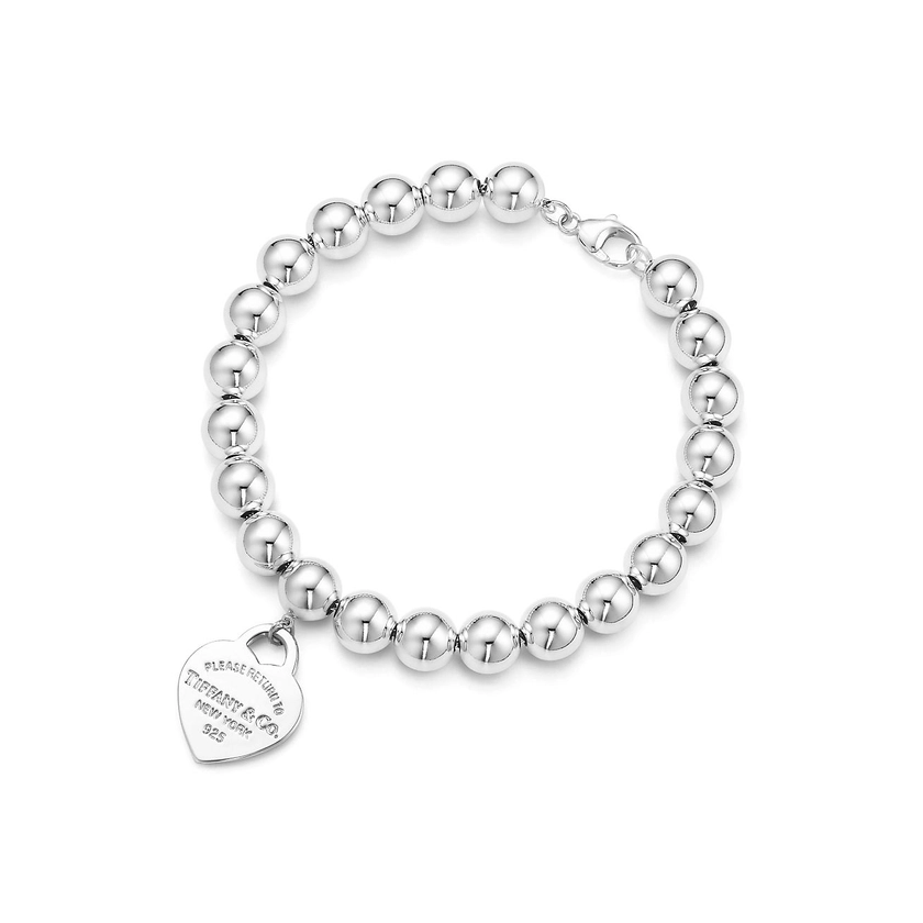 Return to Tiffany®Heart Tag Bracelet in Silver, 8 mm