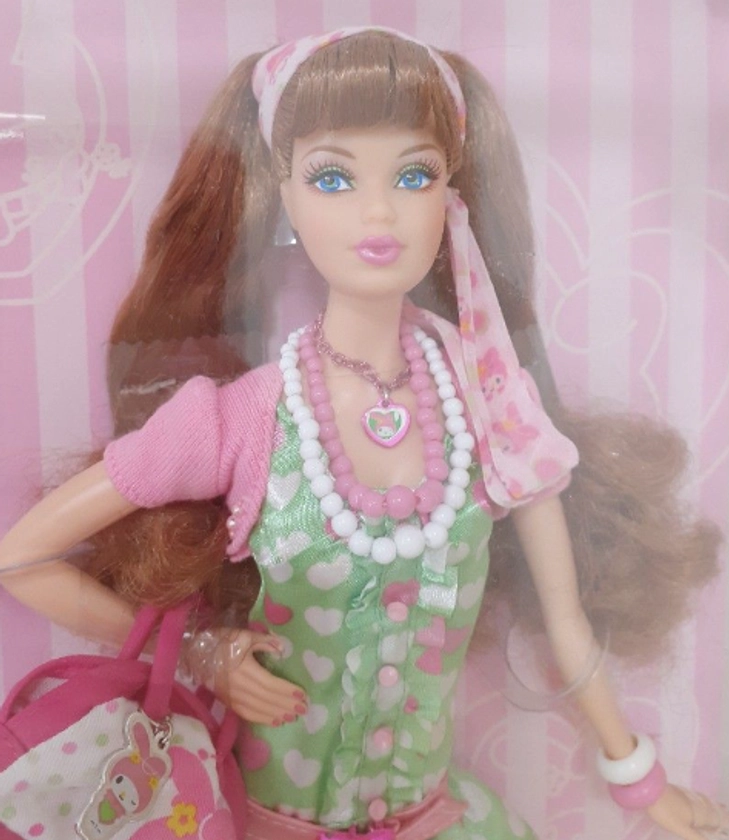Mattel My Melody Barbie Doll Sanrio Pink Label 2007 M7510 NRFB new Unopened JP