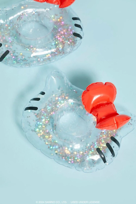 Hello Kitty Glitter Pool Float Drink Holder Set - 2 pack