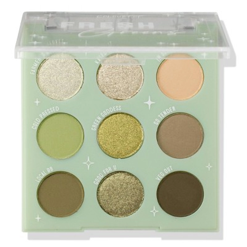 ColourPop Pressed Powder Eyeshadow Makeup Palette - Fresh Greens - 0.3oz