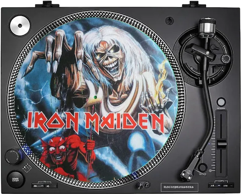 Iron Maiden - The Number Of The Beast - 30 cm .... Feutre pour platine vinyle (tourne-disque).