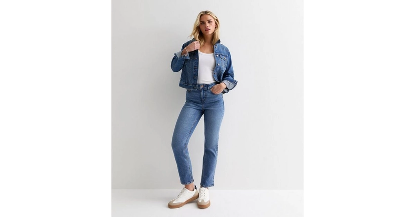 Petite Blue Slim Leg Hope Jeans | New Look