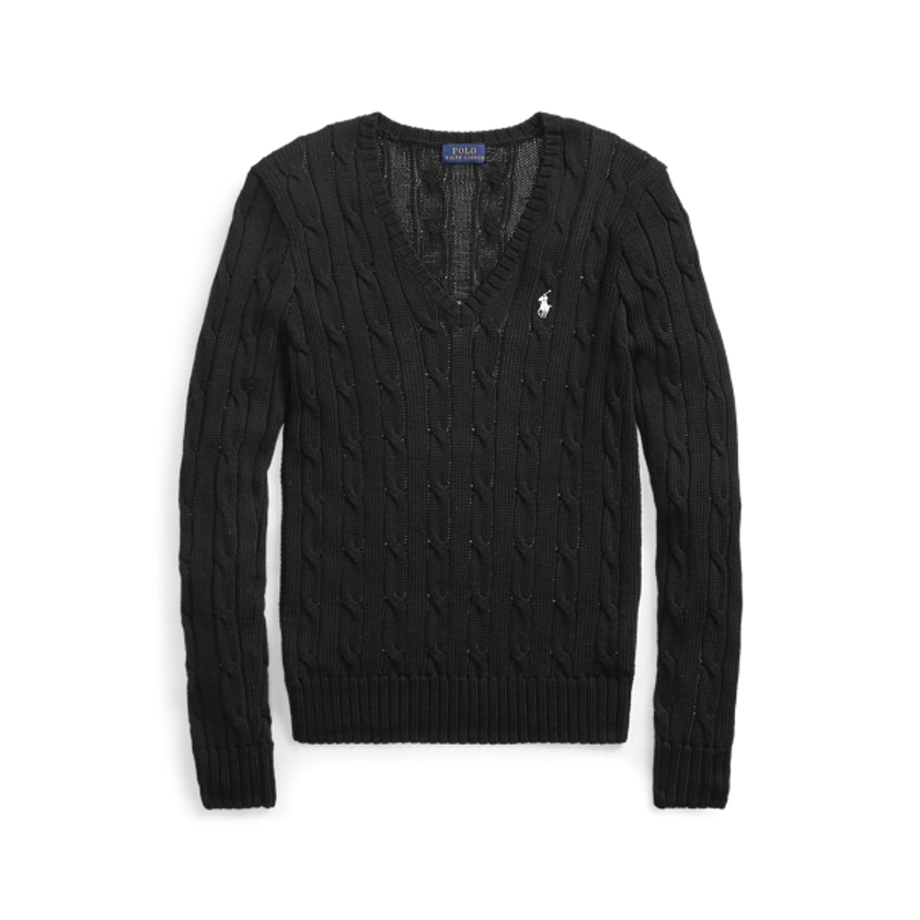 Pull torsadé col en V pour Women | Ralph Lauren® FR