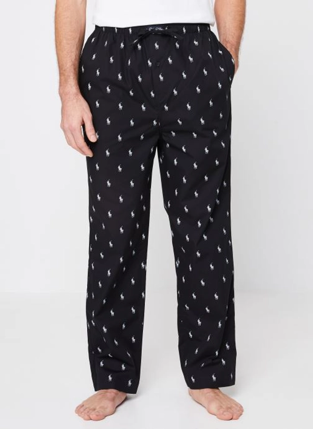 Pantalon de pyjama avec poney distinctif - Noir