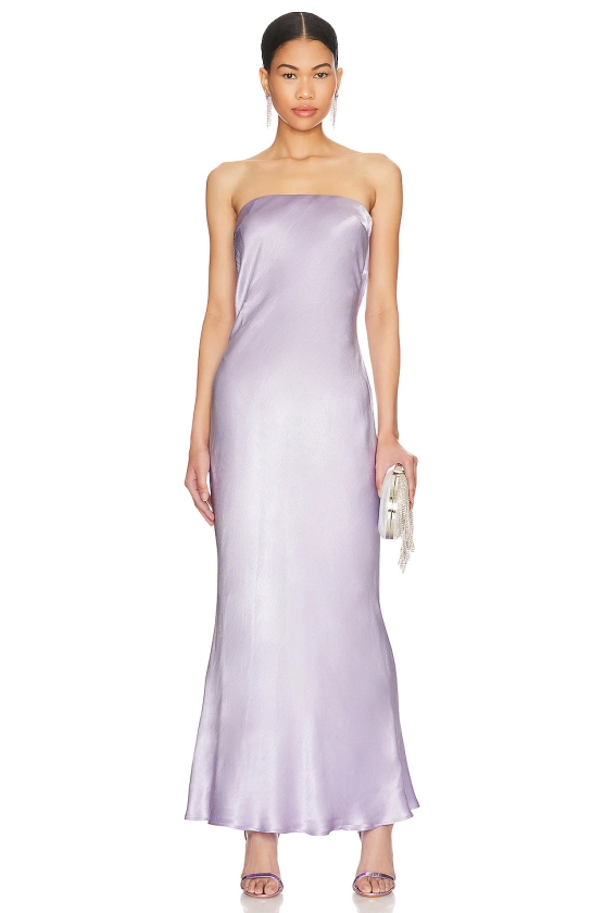 Bec + Bridge ROBE MI-LONGUE MOONDANCE STRAPLESS en Lilac | REVOLVE