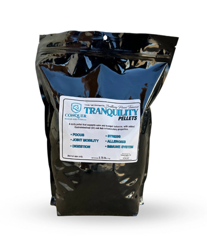 Tranquility Daily Pellets (3.75# LB Bag) 60 Day Supply | Conquer Equine