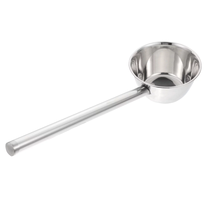 NUOLUX Ladle Water Scoop Stainless Steel Dipper Kitchen Spoon Long Handle Soup Bath Cup Watering Shampoo Garden Hair Washing
