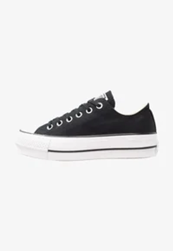 Converse CHUCK TAYLOR ALL STAR LIFT - Sneaker low - black/garnet/white/schwarz - Zalando.at