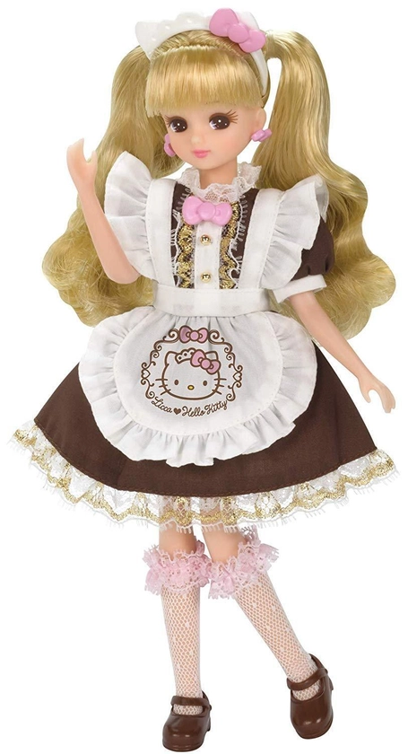 NEW Takara Tomy Licca chan Dress Hello Kitty Sweets Cafe Dress Set Japan F/S