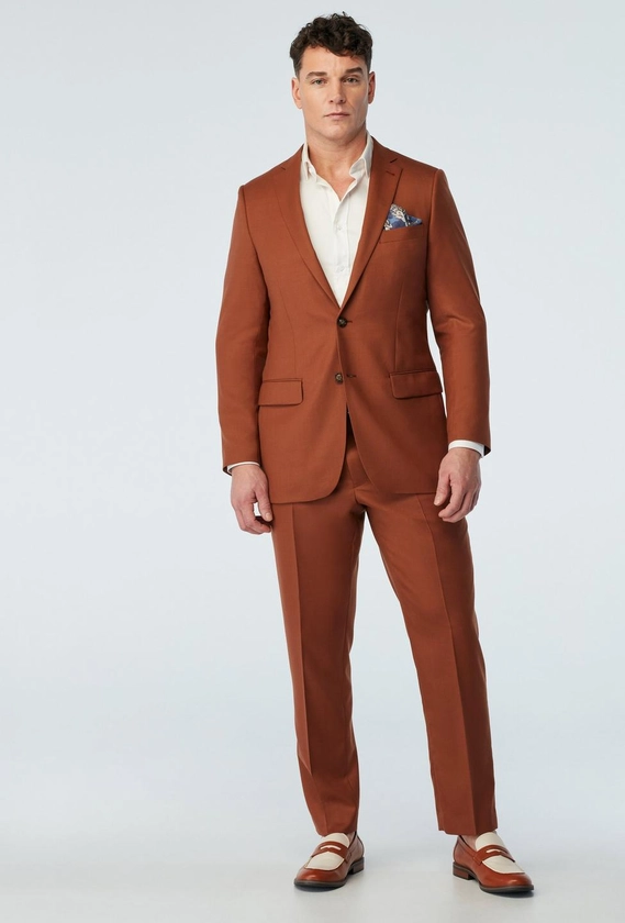 Custom Suits Made For You - Harrogate Caramel Brown Suit | INDOCHINO