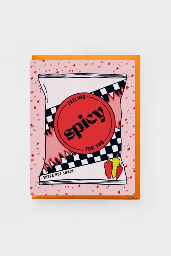 Boss Dotty Spicy Snack Love Greeting Card