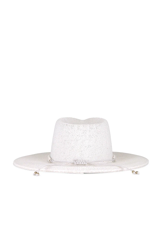 Nikki Beach Angel Hat in White | REVOLVE