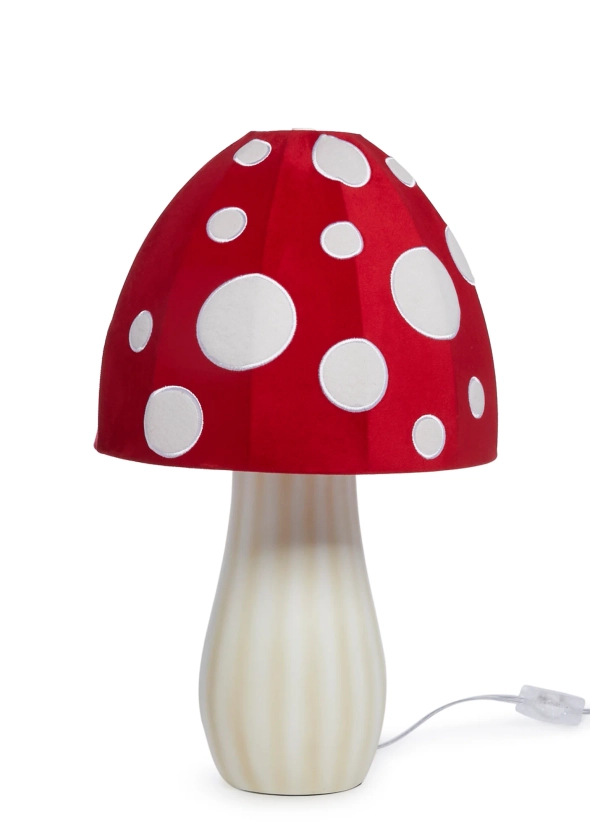 Dolls Home Mushroom Lamp - Red