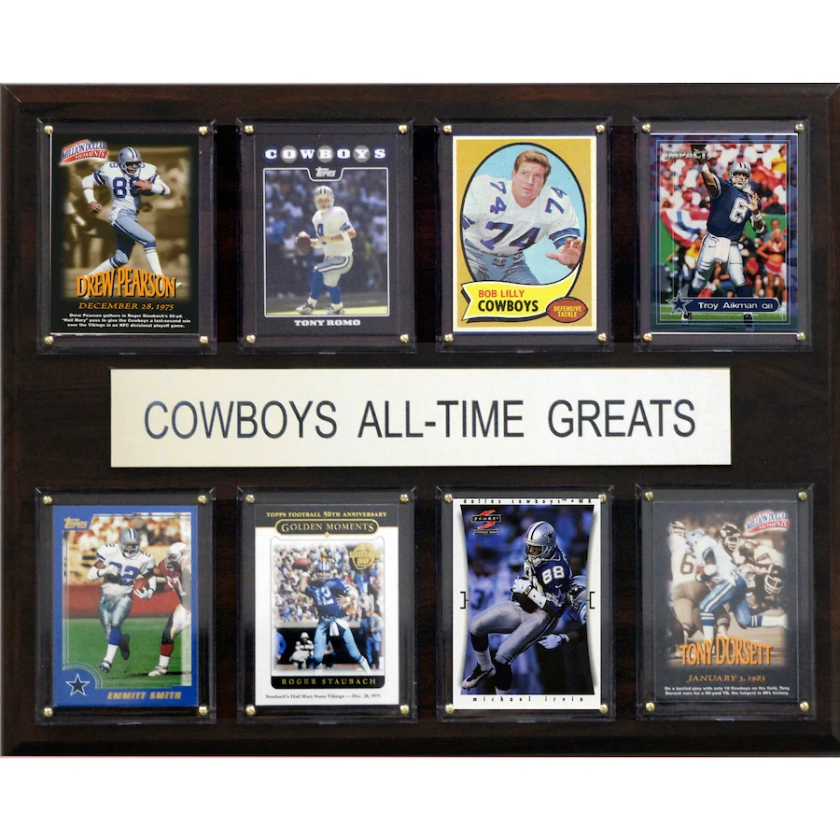 Dallas Cowboys 12'' x 15'' All-Time Greats Plaque