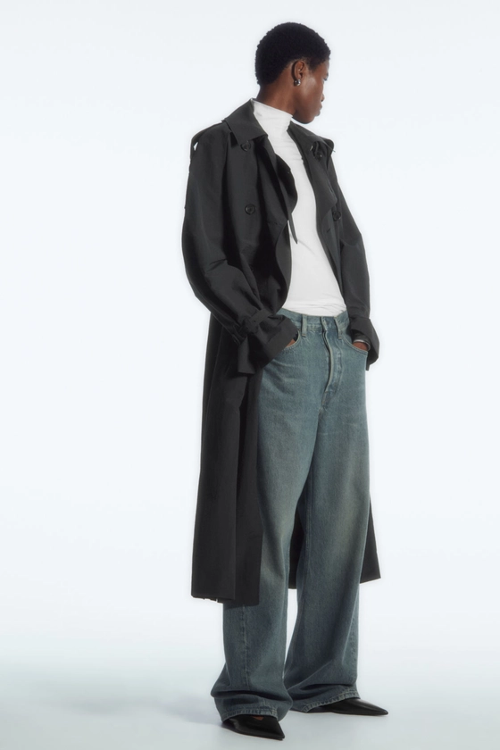 TRENCH-COAT CONVERTIBLE NYLON