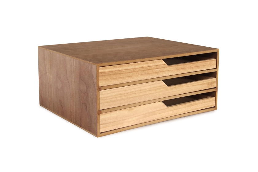 Veneered Shallow Drawer Unit | Futon Company