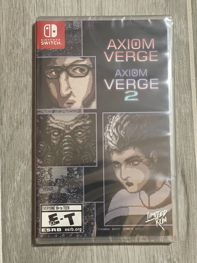 Nintendo SWITCH LIMITED RUN #123: AXIOM VERGE 1 &amp; 2 DOUBLE PACK