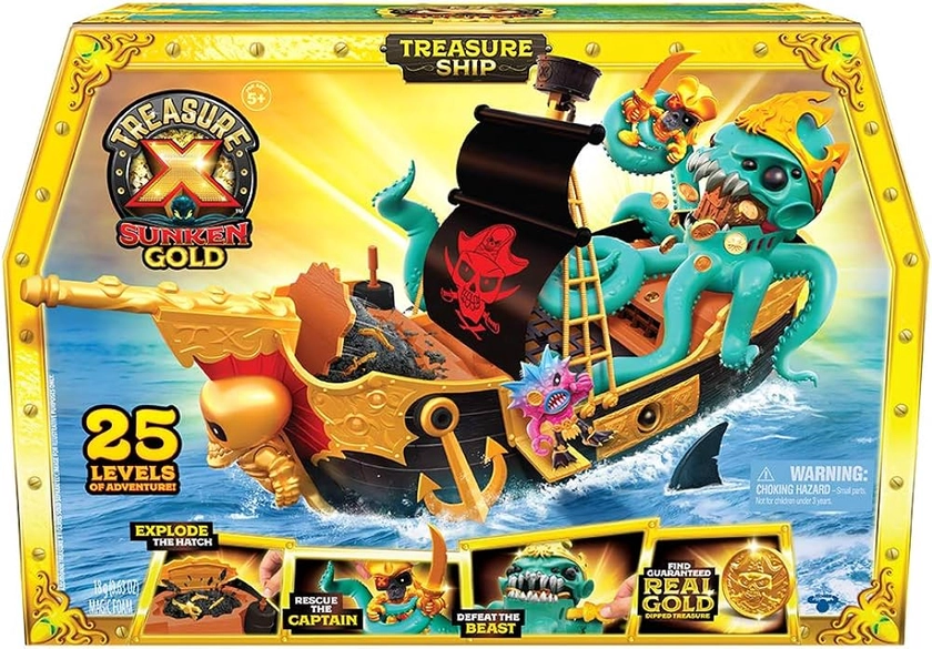 Treasure X Sunken Gold Ensemble de Jeu Le Navire au trésor