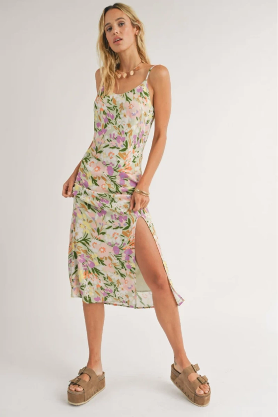 Flower Field Midi Dress