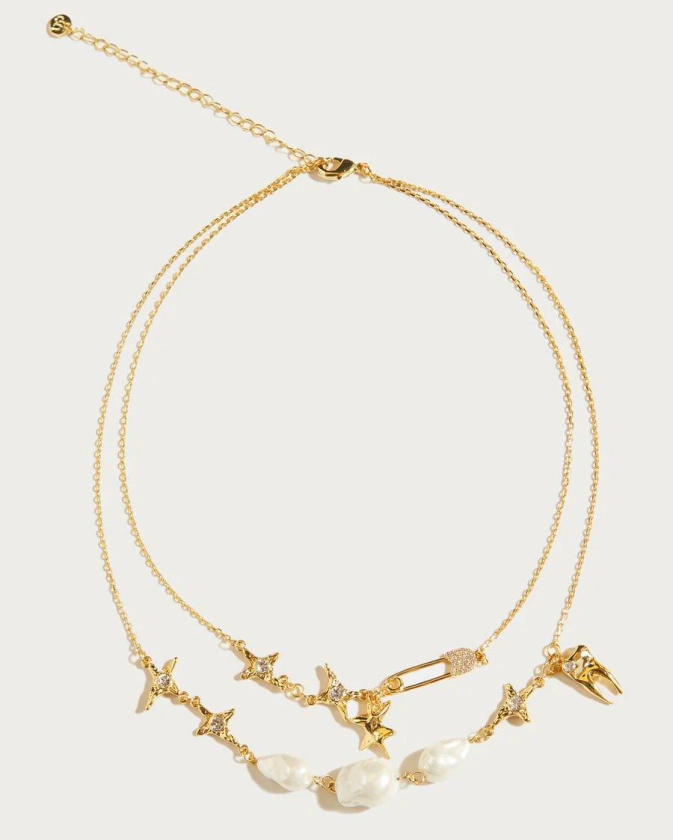 The Mellow Necklace in Gold | En Route Jewelry | En Route Jewelry