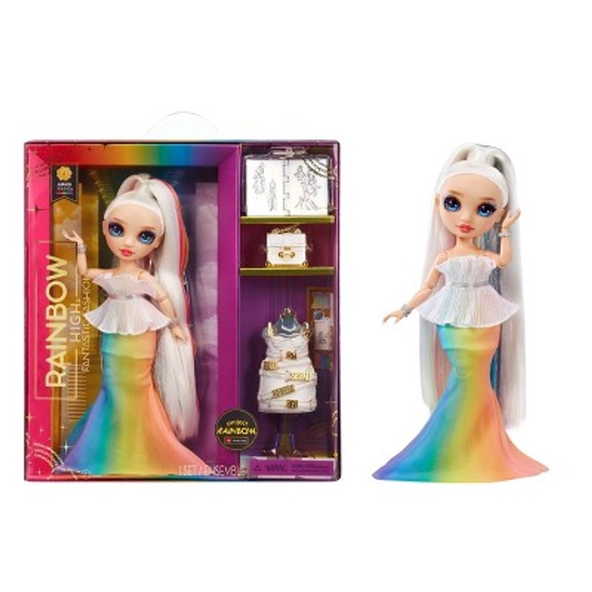 Rainbow High Fantastic Fashion Amaya Raine 11" Doll w/ Playset