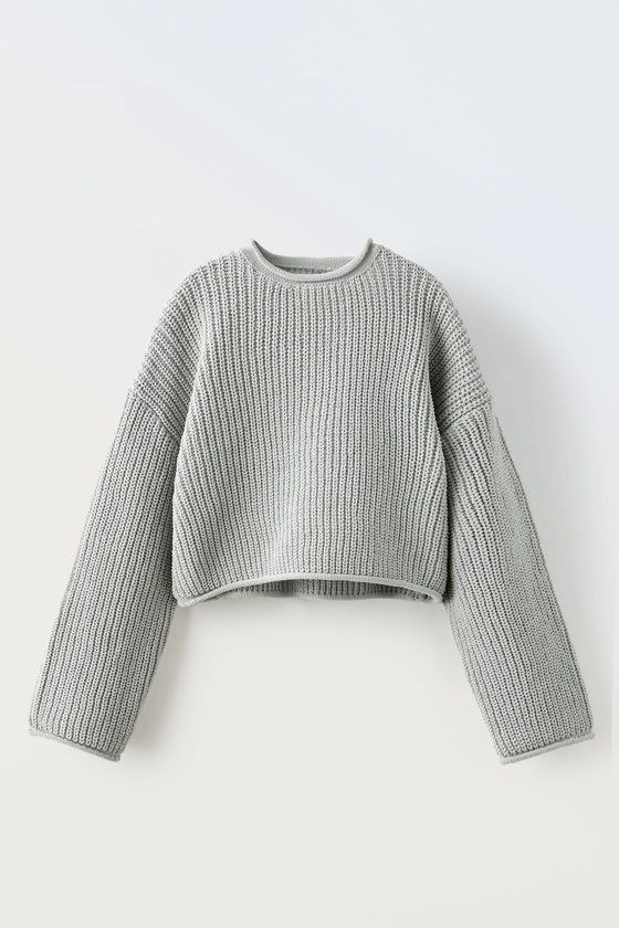 CHENILLE KNIT SWEATER