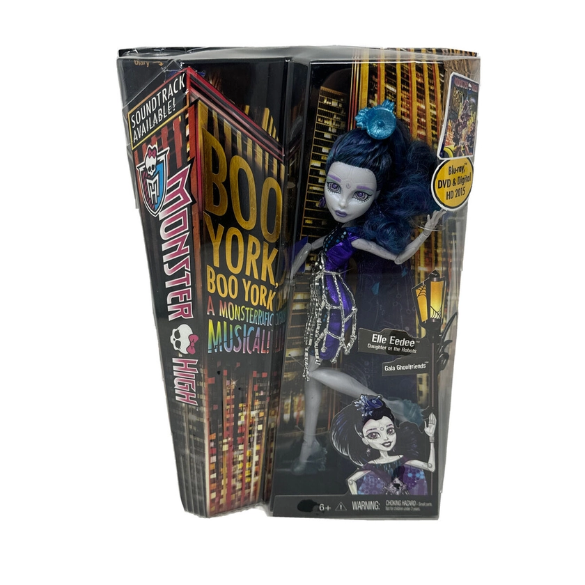 Monster High Boo York Elle Eedee Doll Gala Ghoulfriends NIB 2014 Mattel