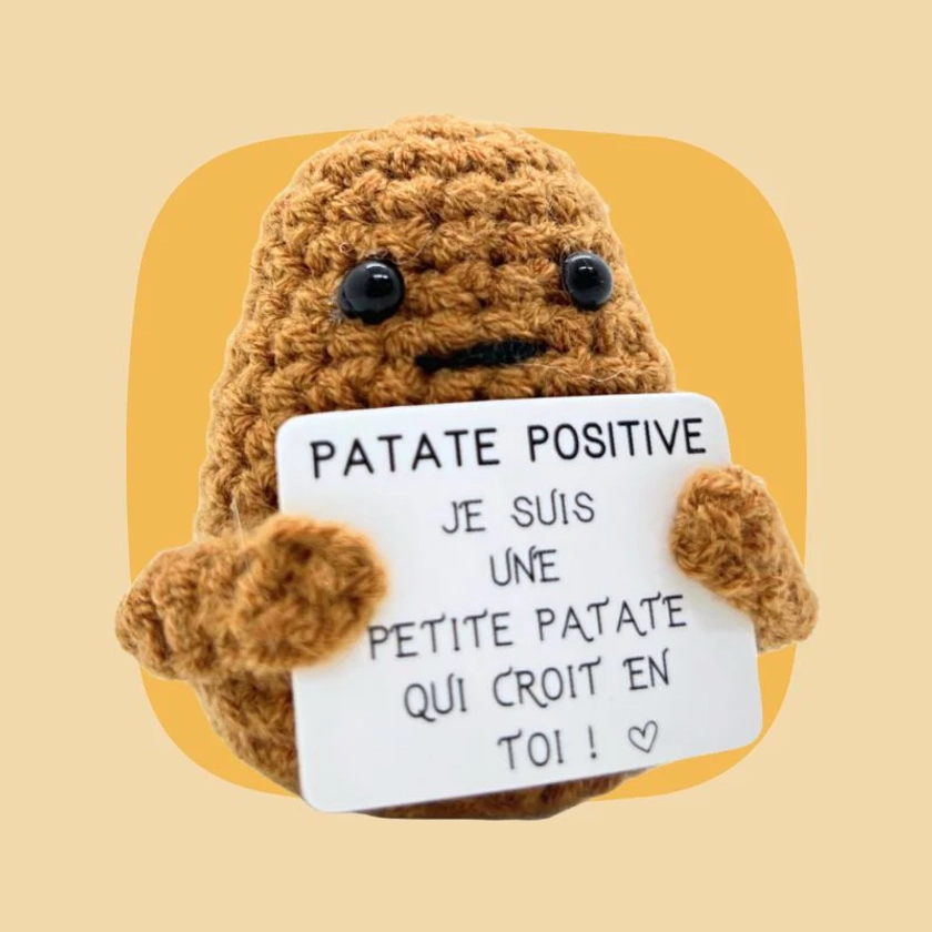 PATATE POSITIVE | 2+1 GRATUIT | Cadeau Ideal & Idee Drole Motivation