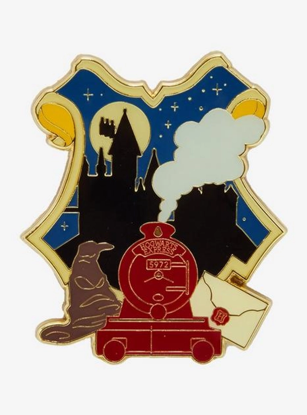 Loungefly Harry Potter Hogwarts Castle Silhouette Enamel Pin - BoxLunch Exclusive | BoxLunch