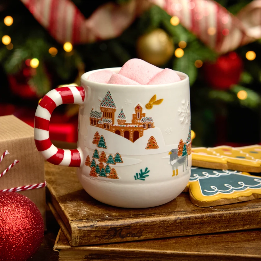 Scenic Hogwarts Christmas Mug | Harry Potter Shop UK