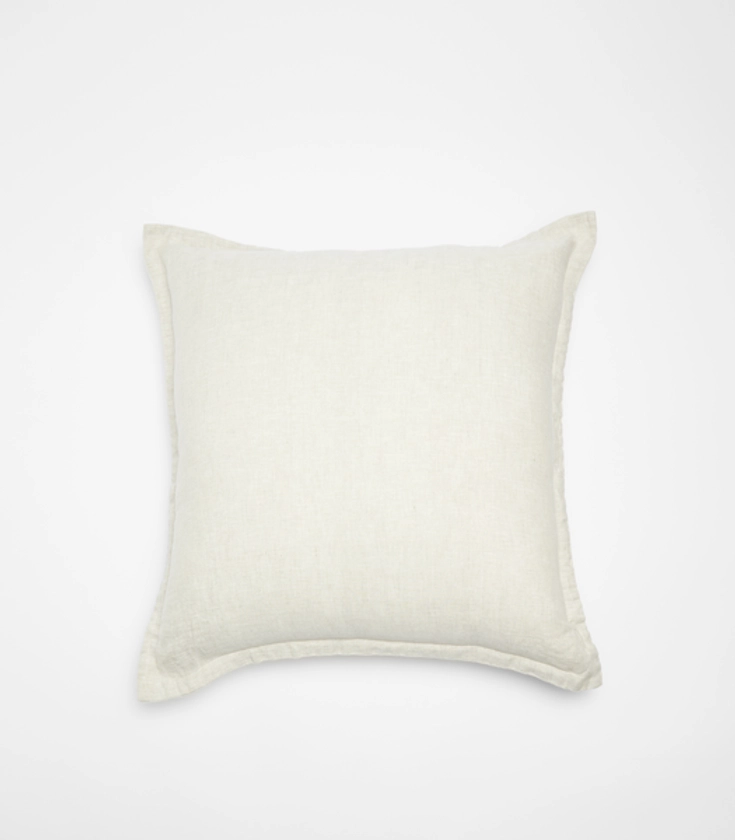 Layla Linen Cushion - Large - Natural