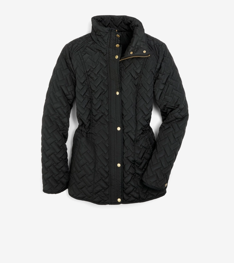 Women's Signature Quilted Classic Jacket in Black | Cole Haan