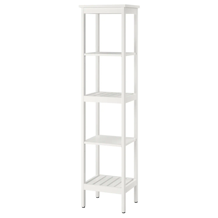 HEMNES shelving unit, white, 42x172 cm - IKEA