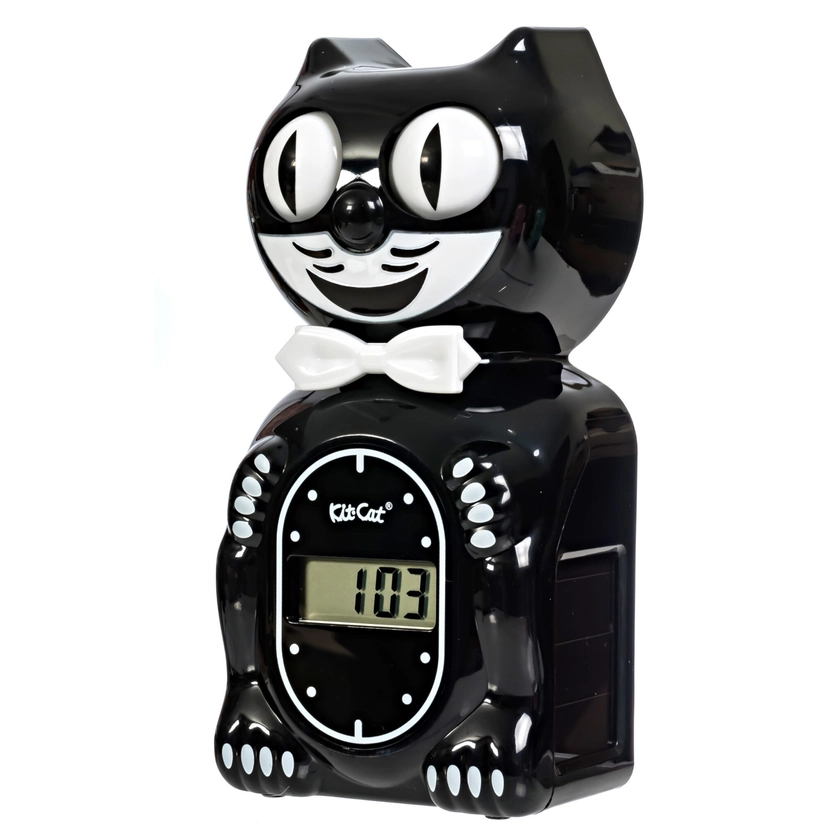 Solar Kit-Cat Digital Alarm Klock - Classic Black