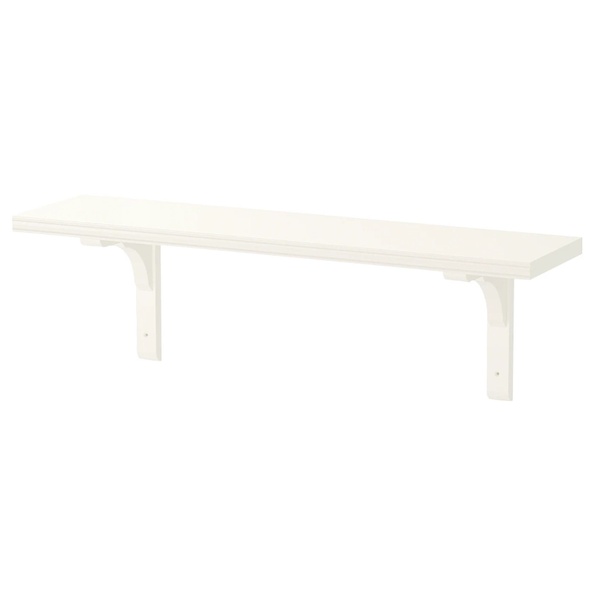 BERGSHULT / RAMSHULT wall shelf, white, 80x20 cm - IKEA