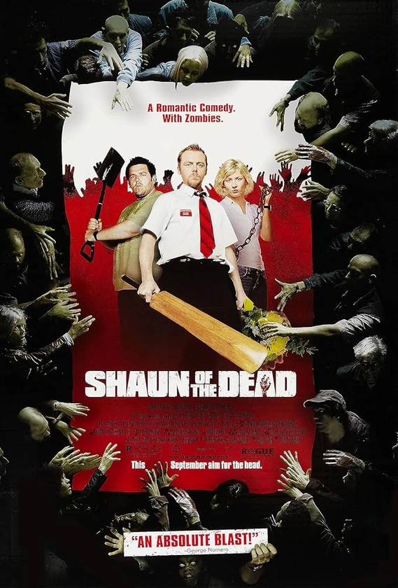 Pixel DemonMG All Time Great Movie Posters Shaun of the dead A3 Poster