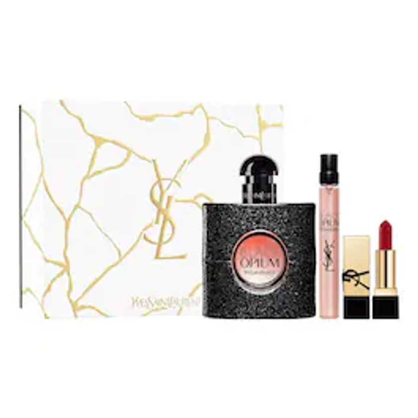 YVES SAINT LAURENTBlack Opium - Coffret Cadeau Parfum + Maquillage 378 avis